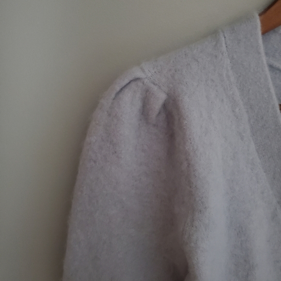 & Other Stories | Powder Blue Button Up Cardigian - Picture 3 of 9